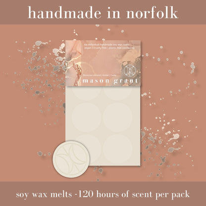 Moroccan Almond, Amber & Cedar Soy Wax Melts