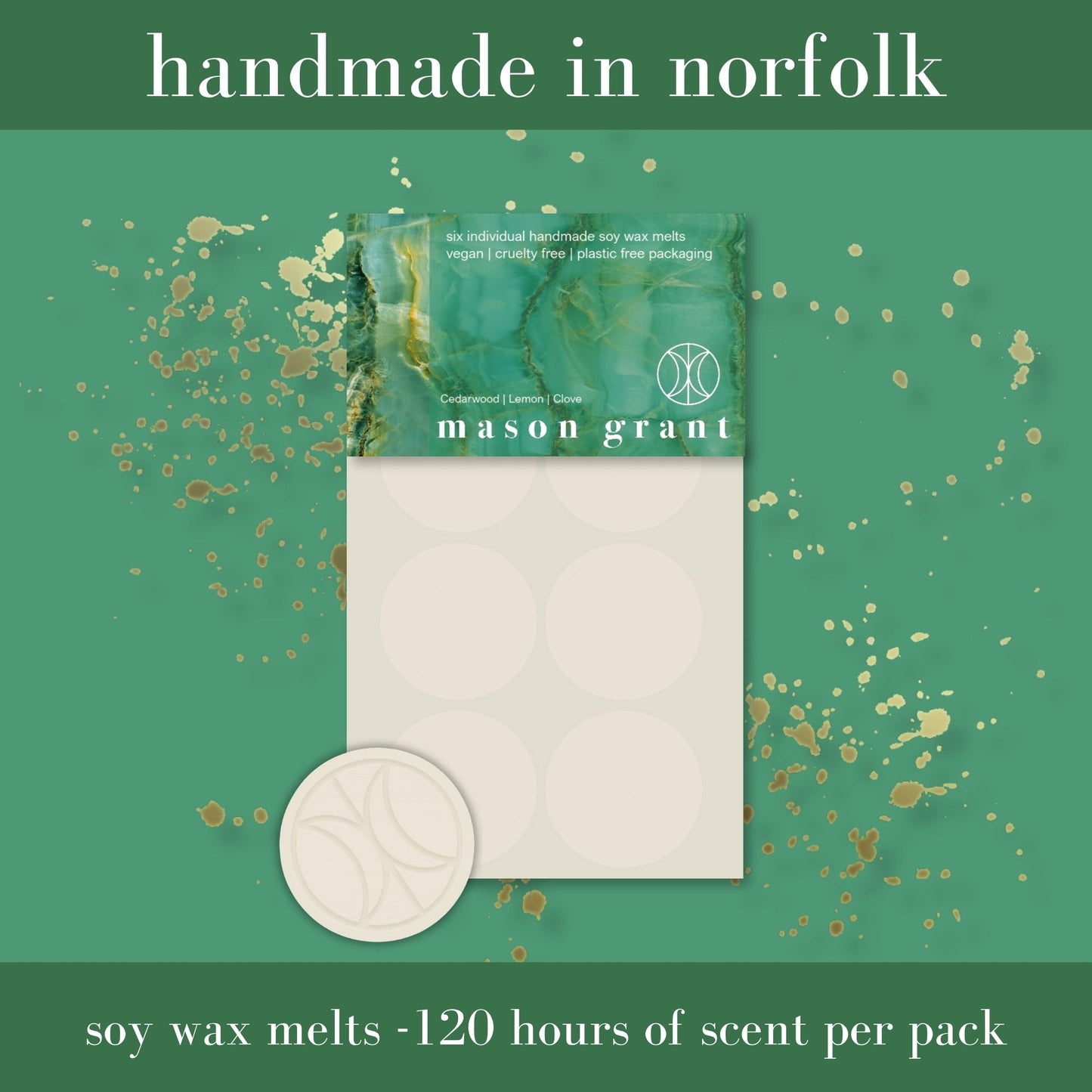 Cedarwood, Lemon & Clove Soy Wax Melts