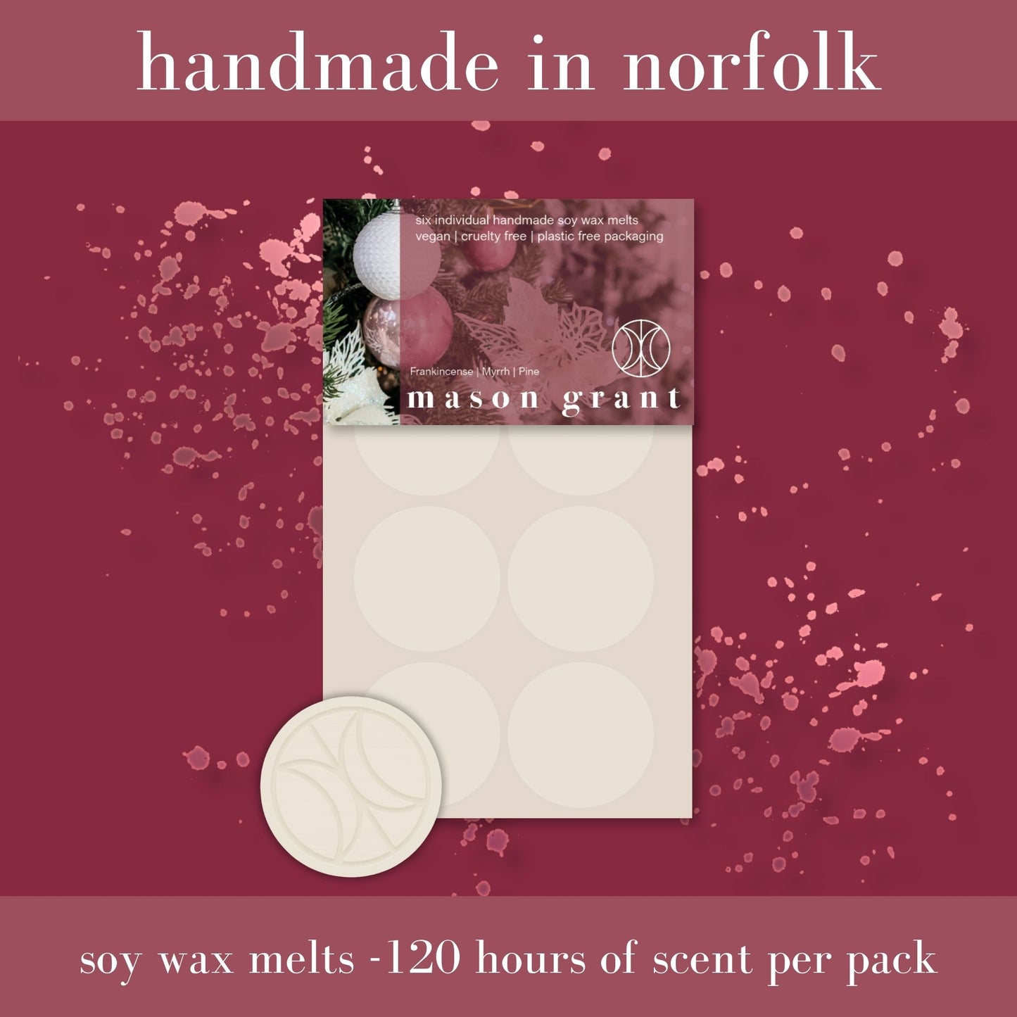 Frankincense, Myrrh & Pine Soy Wax Melts