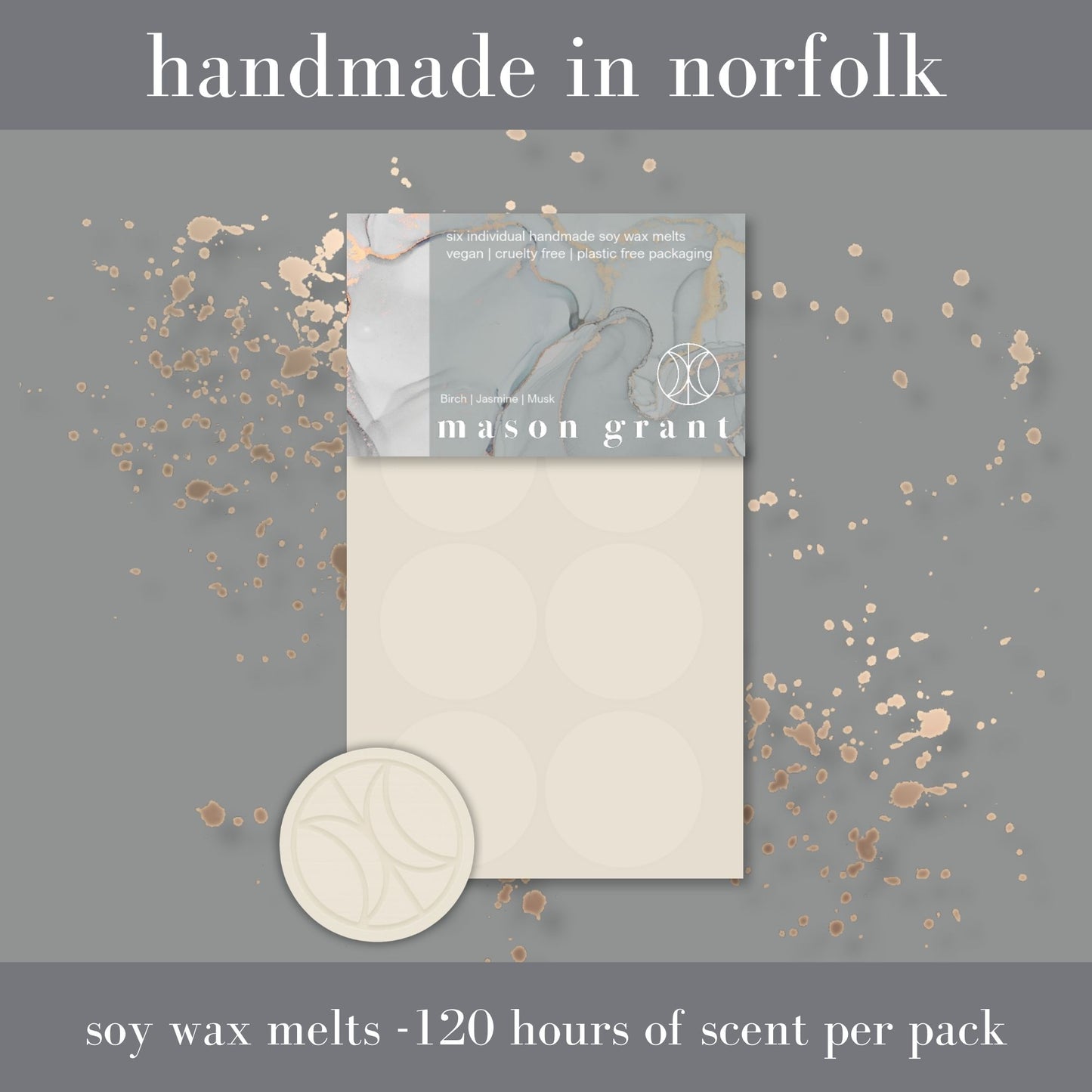 Birch, Jasmine & Musk Soy Wax Melts