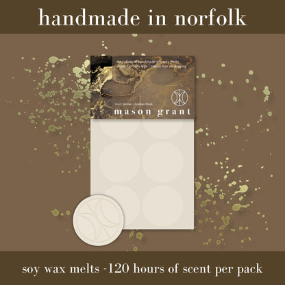 Oud, Amber & Arabian Musk Soy Wax Melts