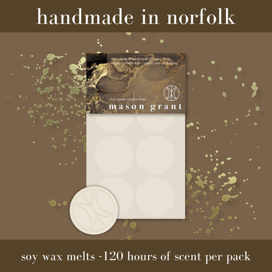 Oud, Amber & Arabian Musk Soy Wax Melts