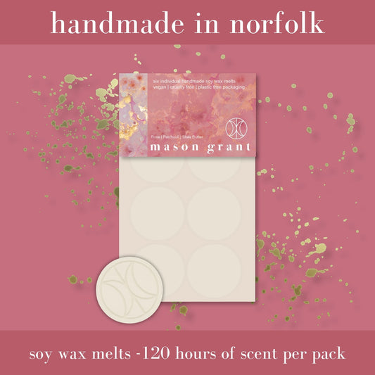 Rose, Patchouli & Shea Butter Soy Wax Melts