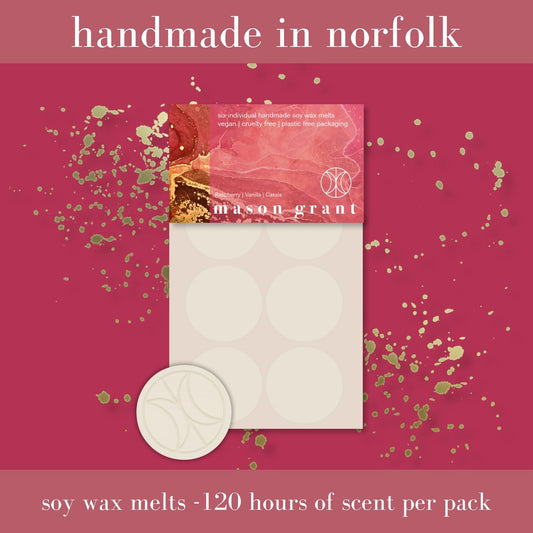 Raspberry, Vanilla & Cassis Soy Wax Melts