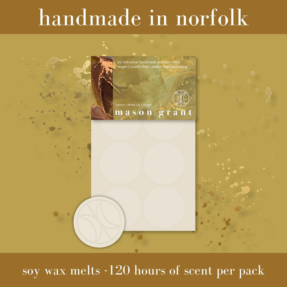 Lemon, White Lily & Ginger Soy Wax Melts