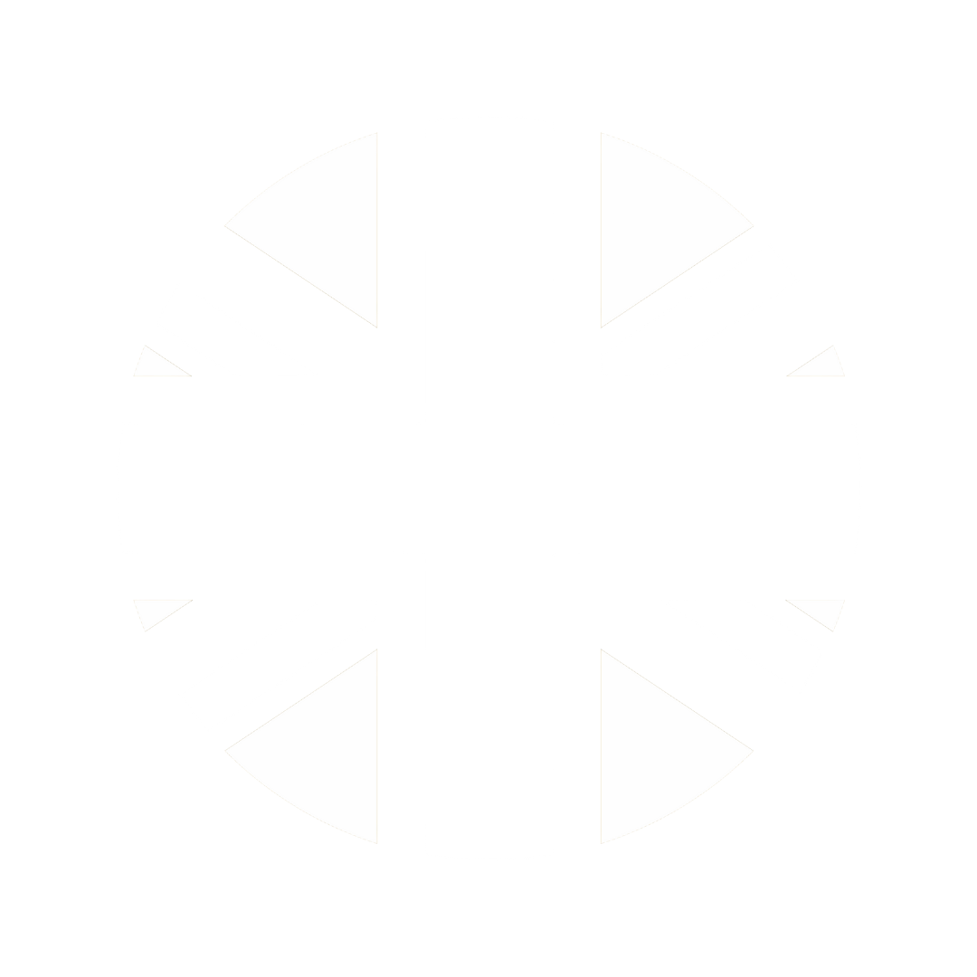 White Union Jack Logo on transparent background