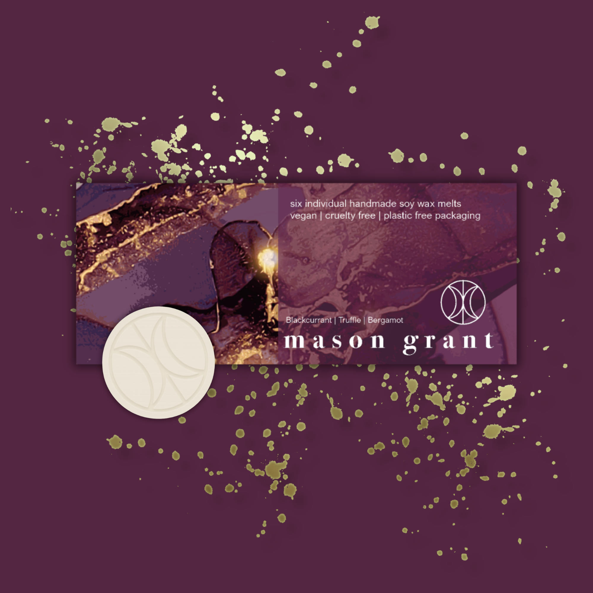 Blackcurrant, Truffle and Bergamot Six Soy Wax Melts