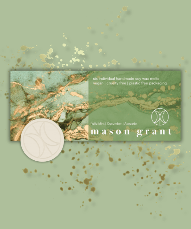 Wild Mint, Cucumber and Avocado Six Soy Wax Melts